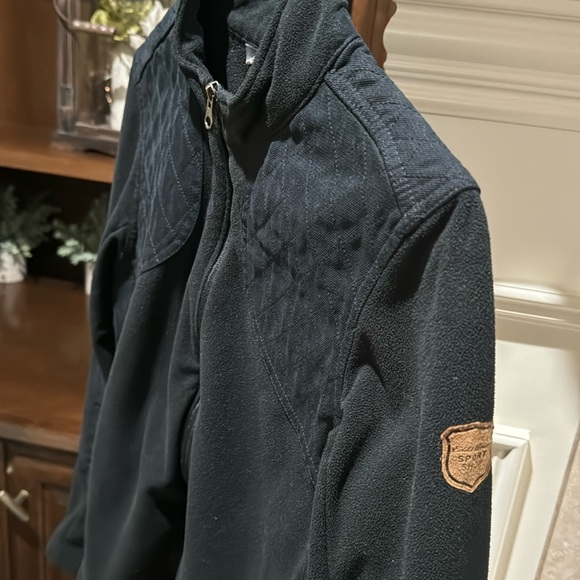 Women’s Black Eddie Bauer Sport Full Zip Sz M - Picture 1 of 11